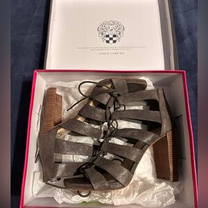 Vince Camuto Osaka Crinkle Leather Heels